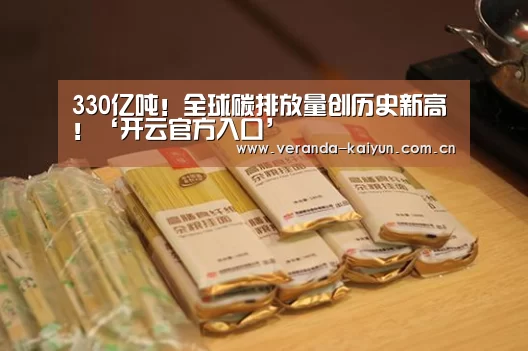 330亿吨!全球碳排放量创历史新高!‘开云官方入口’(图2) 开云在线平台
